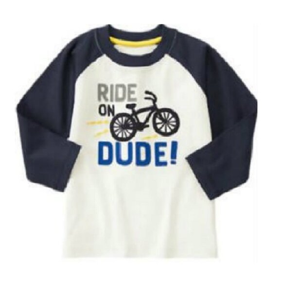 NWT Gymboree Sunny Sports Ride On Long Sleeve Tee - Picture 1 of 1